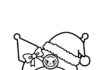 Sanrio Christmas Coloring Page
