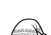 Santa Claus Hat Coloring Page