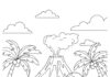 Simple Dinosaur Coloring Page