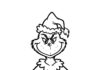 Simple Grinch for Toddler Coloring Page