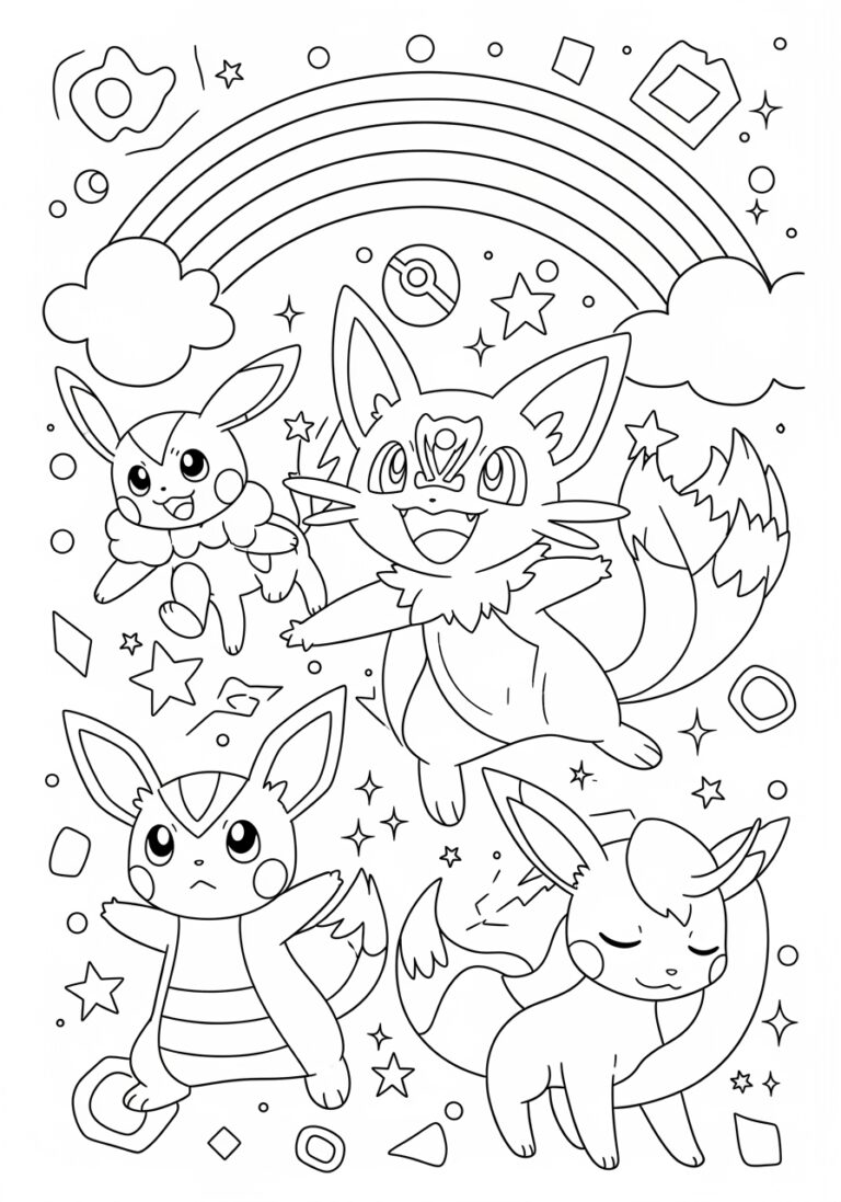 Sinnoh Pokémon Picture to Print Out and Color Sinnoh Pokémon Picture to Print Out and Color