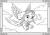 Skye from Paw Patrol Coloring Page