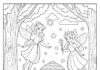 Sleeping Beauty Fairy Coloring Page