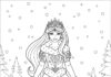 Snow Princess Coloring Page