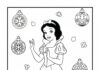 Snow White Coloring Game Page