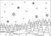 Snowman Coloring Page with Penguin Friend
