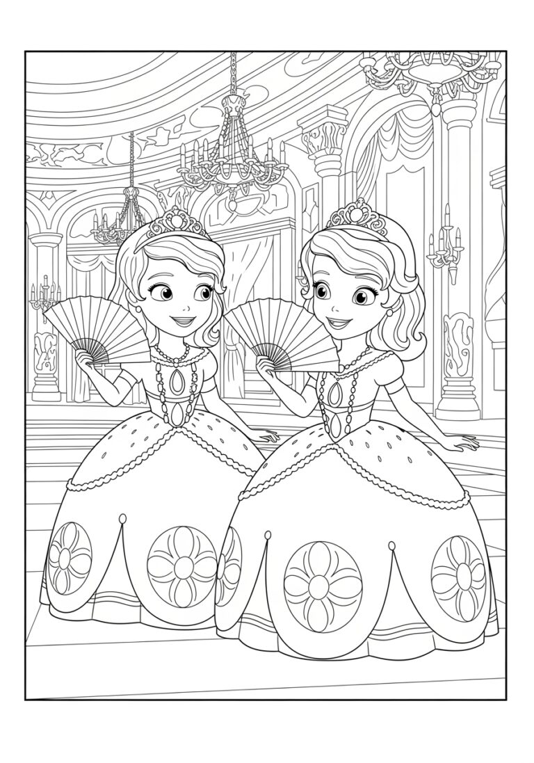 Sofia the First Coloring Page Amber Sofia the First Coloring Page Amber