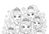 Sofia the First Family Coloring Page