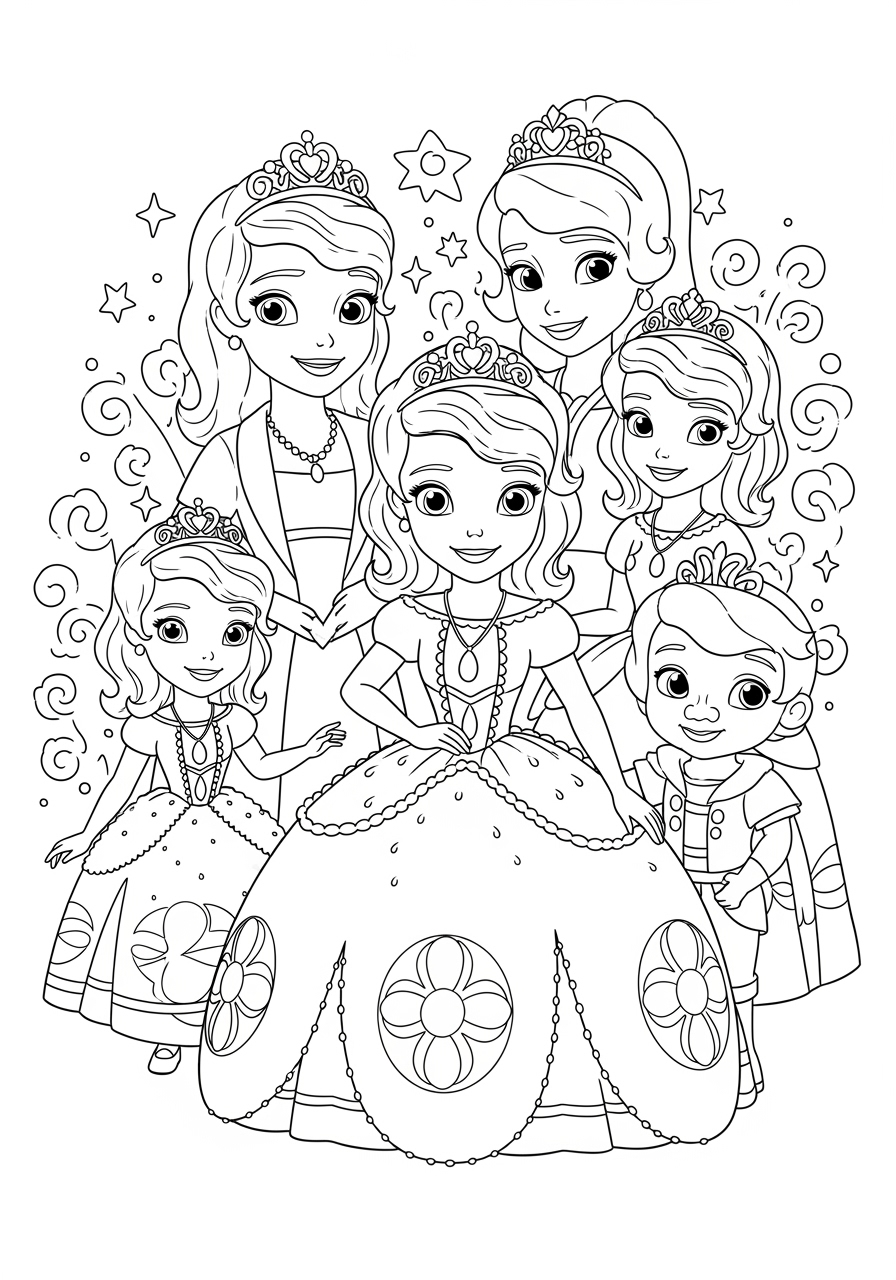 Sofia The First Coloring Sheet 2025 Sofia The First Coloring Sheet 2025