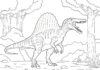 Spinosaurus Image to Print Out and Color