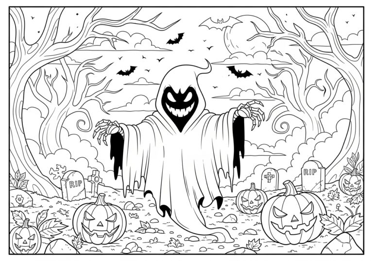 Spirit Halloween Coloring Page Spirit Halloween Coloring Page