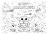 Star Wars Halloween Coloring Page