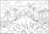 Stegosaurus Image to Print Out and Color