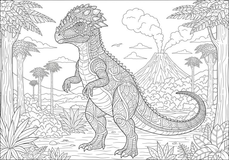 Stygimoloch Coloring Page to Print Out and Enjoy