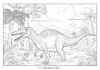 Suchomimus Coloring Page to Print and Color
