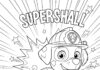 Super Marshall Coloring Page