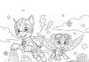 Super Pup Mighty Coloring Page