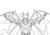 Superhero Costume Bat Coloring Page