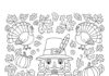 Thanksgiving Nutcracker Coloring Page