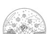 Thanksgiving Turkey Snow Globe Coloring Page