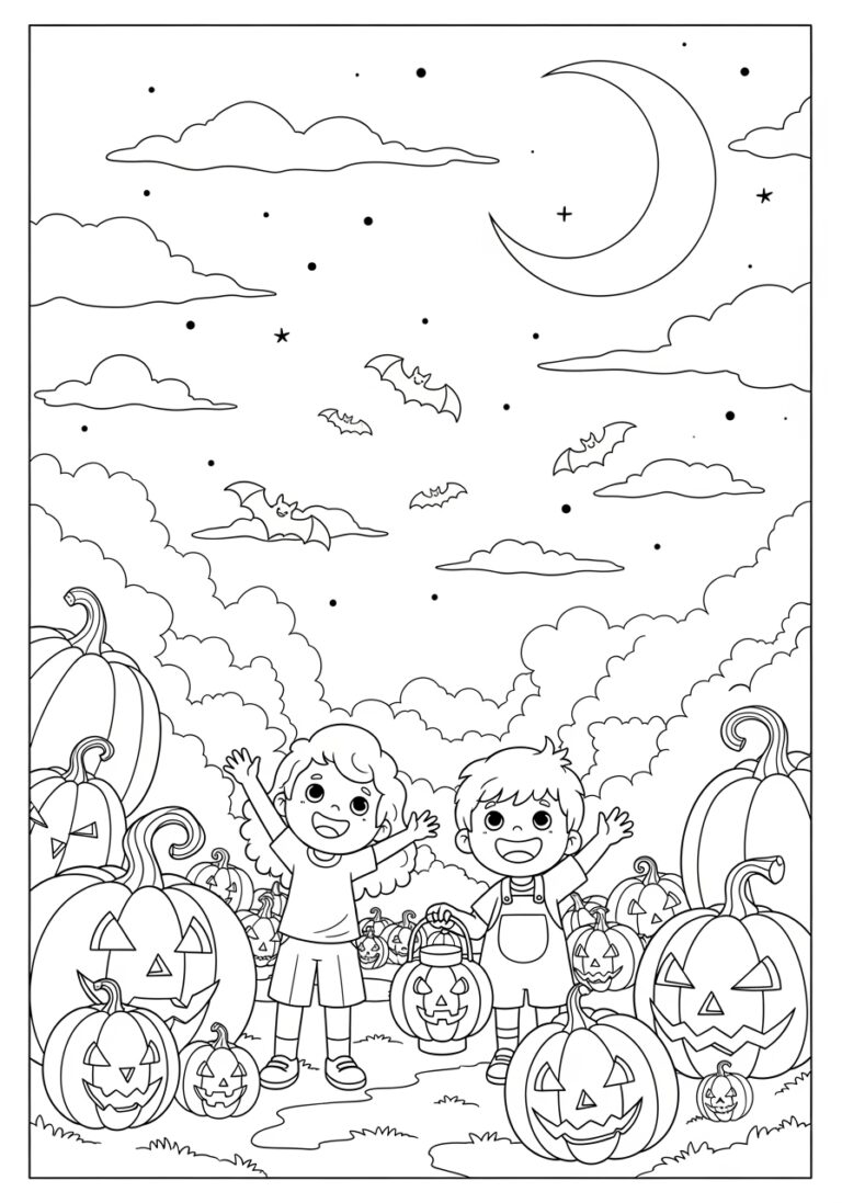 The Great Pumpkin Coloring Page to Print Out and Color The Great Pumpkin Coloring Page to Print Out and Color
