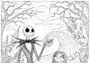 The Nightmare Before Christmas Coloring Page