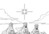 The Three King Coloring Page