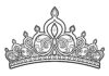 Tiara Crown Coloring Page