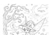 Tinkerbell Halloween Coloring Page