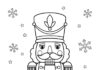 Toddler-Friendly Big Shapes Nutcracker Coloring Page