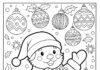 Twas the Night Before Christmas Coloring Page