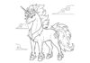 Unicorn Pokémon Coloring Page to Print Out and Color