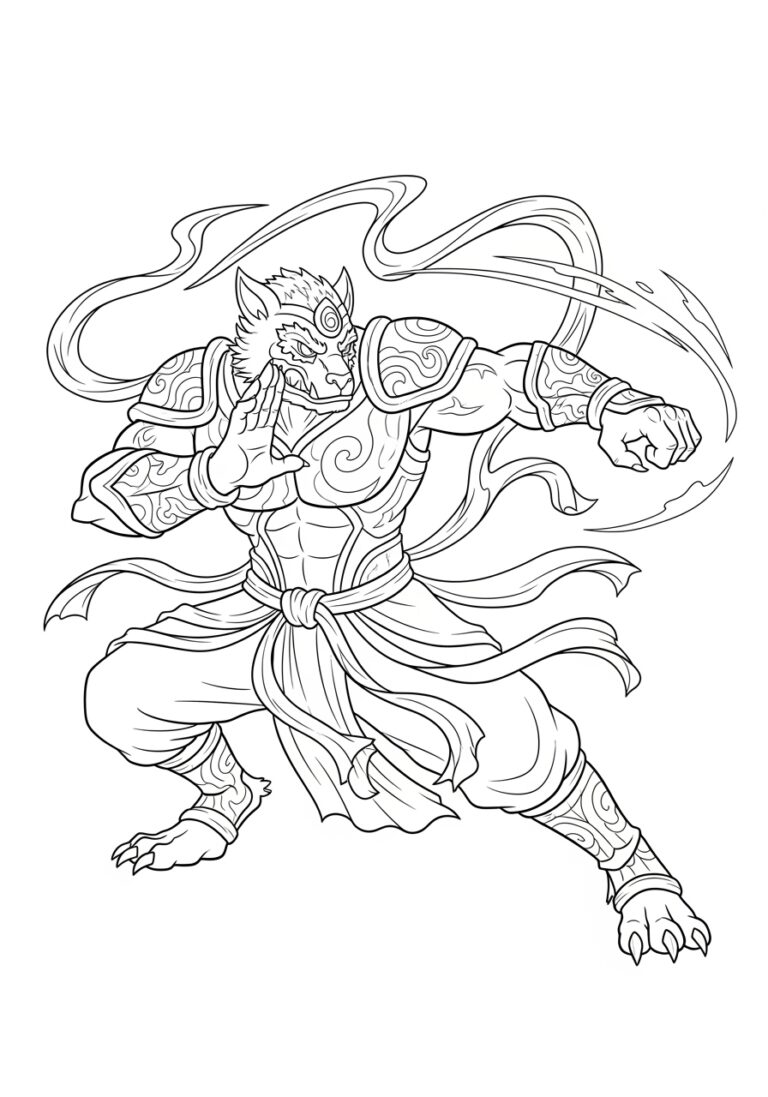 Urshifu VMAX Coloring Page to Print Out and Color Urshifu VMAX Coloring Page to Print Out and Color