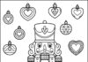 Valentine Nutcracker Coloring Page