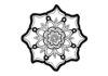 Winter Mandala Coloring Page Free