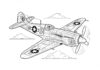 World War 2 Airplane Coloring Page to Print Out and Color