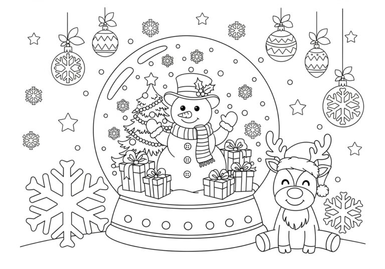 Xmas Coloring Page Xmas Coloring Page