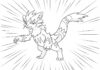Zeraora Pokémon Coloring Page to Print Out and Color