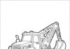 Grave Digger Monster Truck Coloring Page