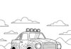 Easy Monster Truck Coloring Page