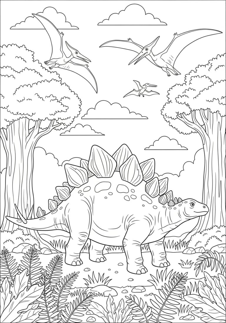 Dinosaur Printable Image to Print Out and Color Dinosaur Printable Image to Print Out and Color
