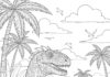 Cool Dinosaur Coloring Page