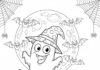 Free Printable Scary Halloween Coloring Page