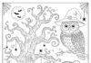 Free Printable Halloween Coloring Page for Adults Only