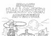 Toy Story Halloween Coloring Page to Print Out and Color