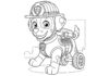 Rex Paw Patrol Coloring Page