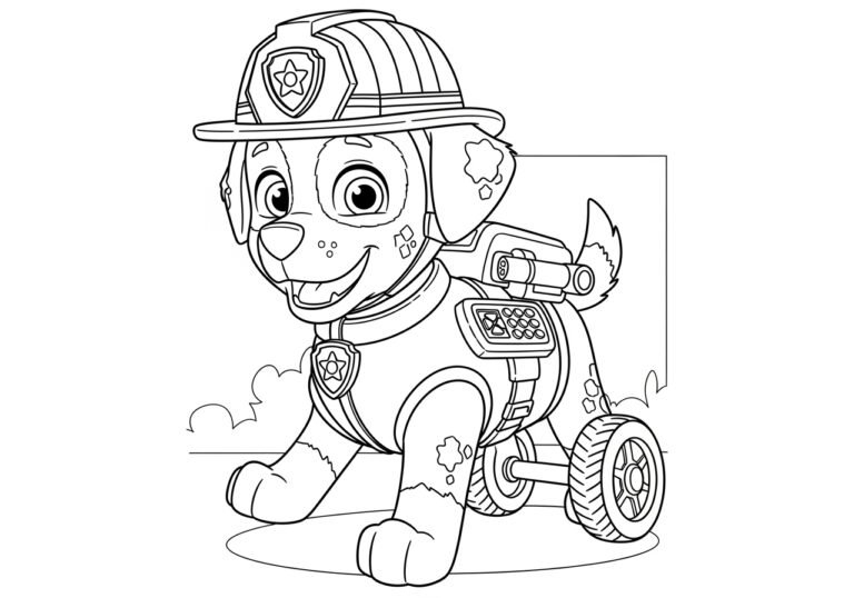 Rex Paw Patrol Coloring Page Rex Paw Patrol Coloring Page