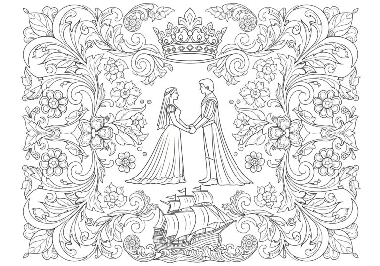 The Princess Bride Coloring Page The Princess Bride Coloring Page