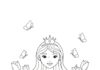 Simple Princess Coloring Page
