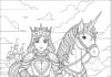Nella the Princess Knight Coloring Page